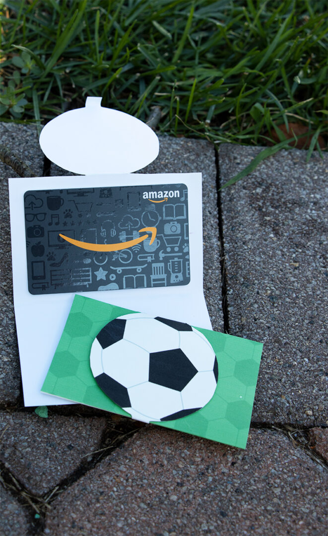 Free Printable Soccer Gift Card Holder - Easy Soccer Coach Gift Ideas