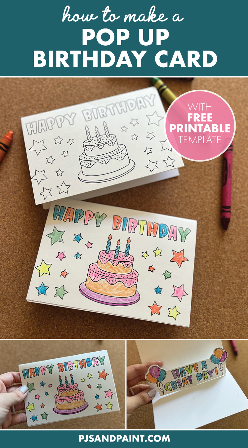 how to make a popup birthday card