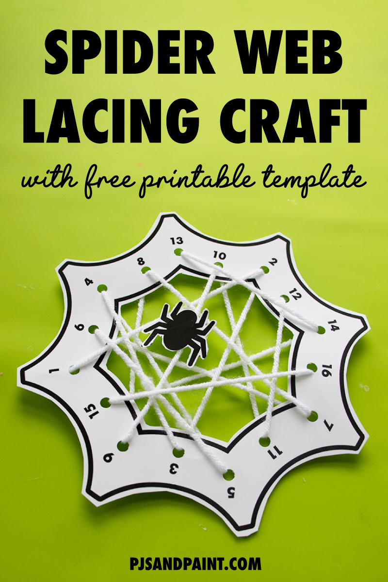 Pin the Spider on the Web Free Printable Halloween