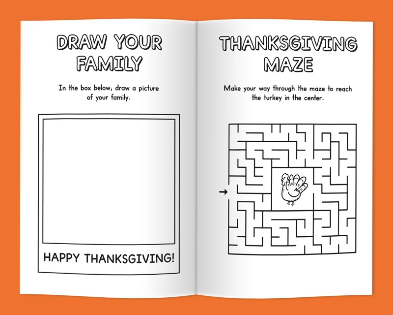 Thanksgiving Tracing Coloring Book for Kids 3-5, 6-8 Years Old Fall Drawing  Book for Preschool and KG holiday Gift for Kids, Printable PDF 