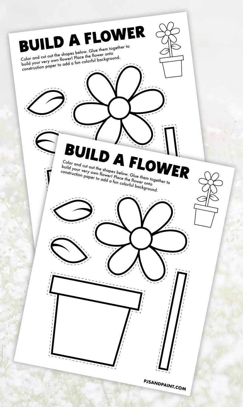 build a flower activity