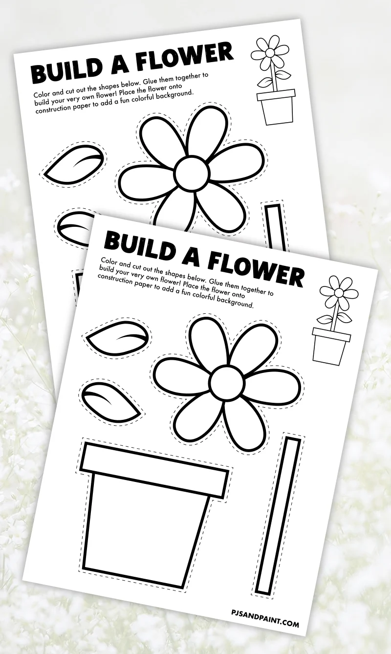 Flower Shapes, Free Printable Templates & Coloring Pages