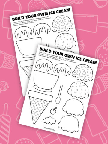 free printable build your own ice cream Archives - Pjs and Paint
