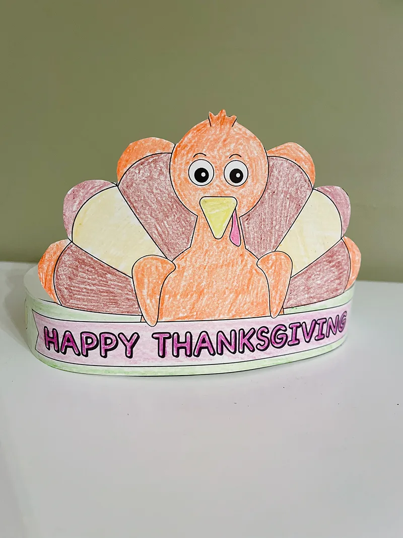 turkey hat printable