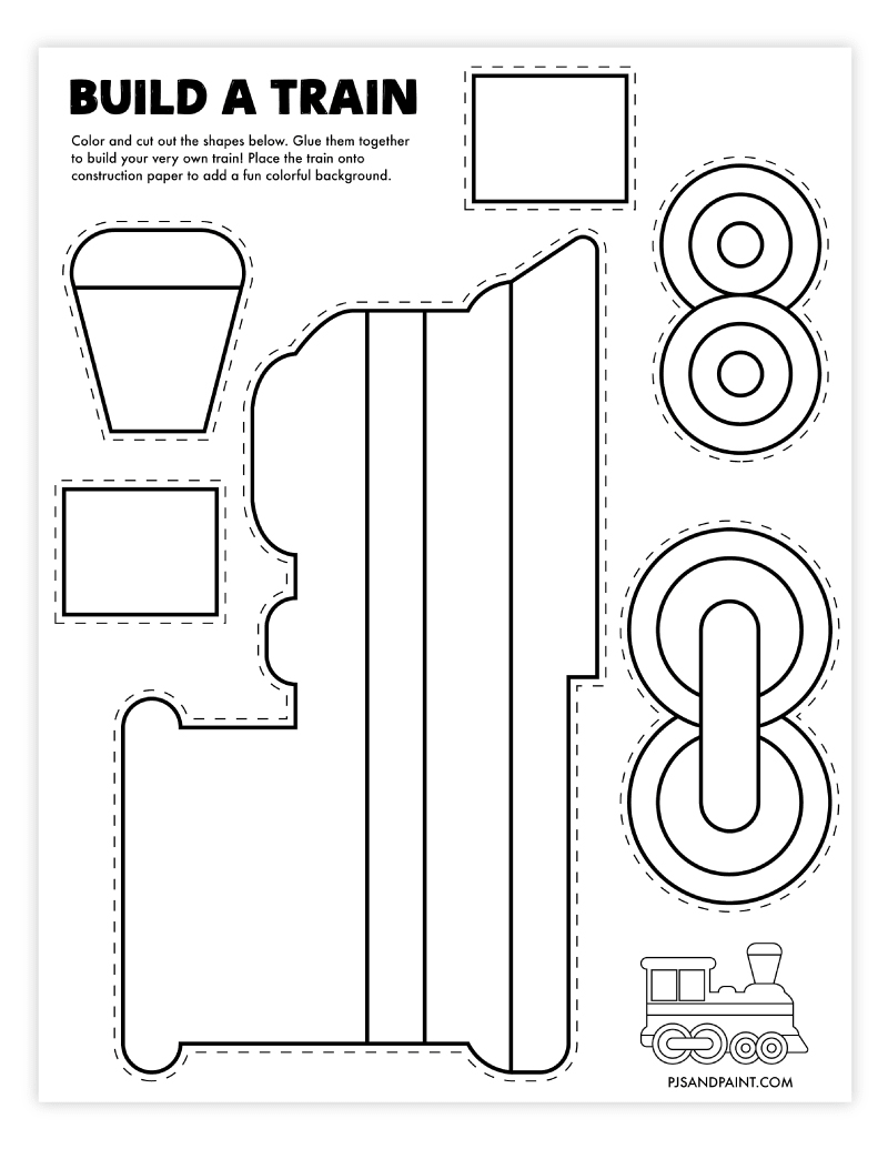 free printable build a train