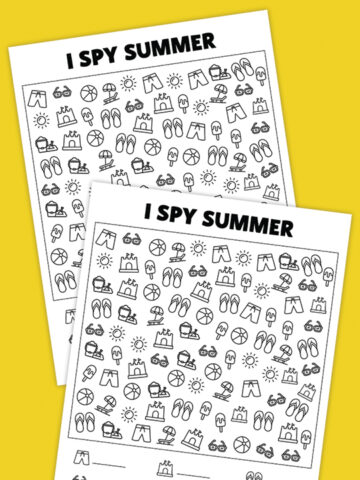 Summer I Spy Archives - Pjs and Paint