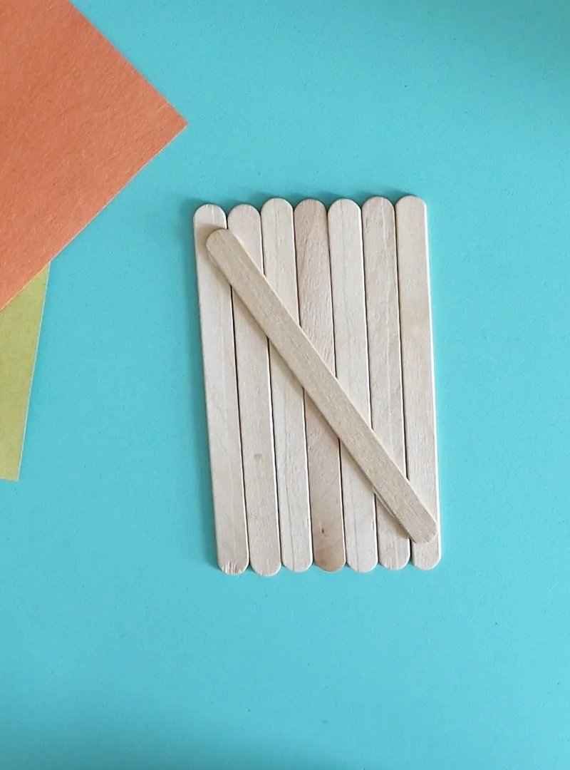 Popsicle Stick Chick Craft