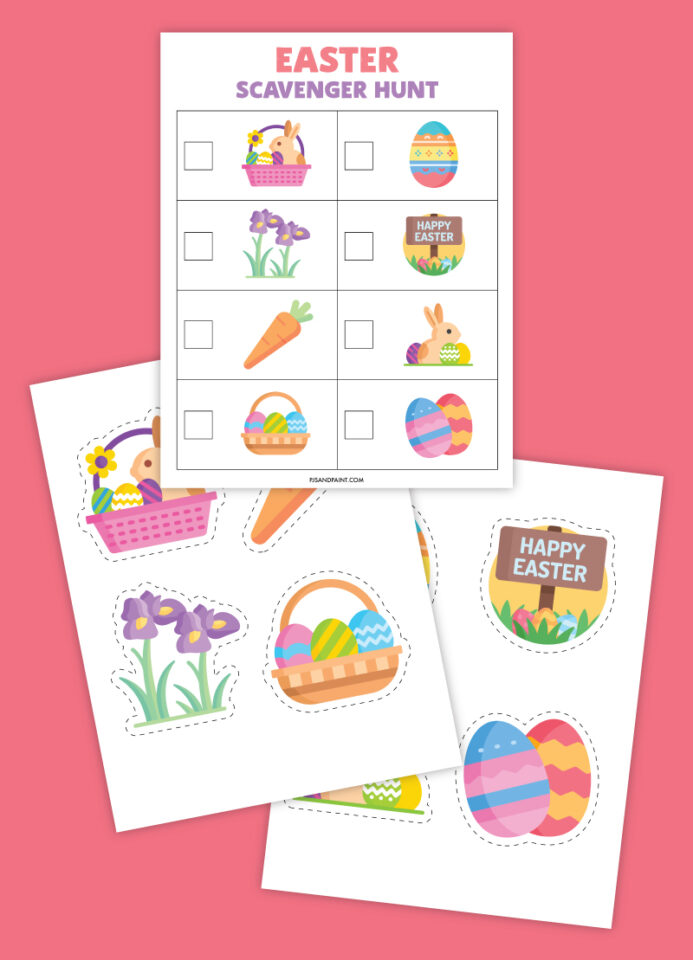 Free Printable Easter Scavenger - Free Easter Scavenger Hunt 693x960 