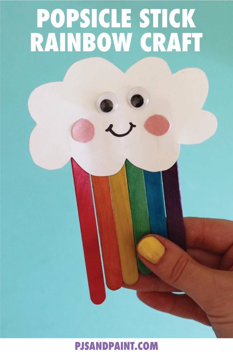 Easy Popsicle Sticks Rainbow Craft for Kids - Active Littles