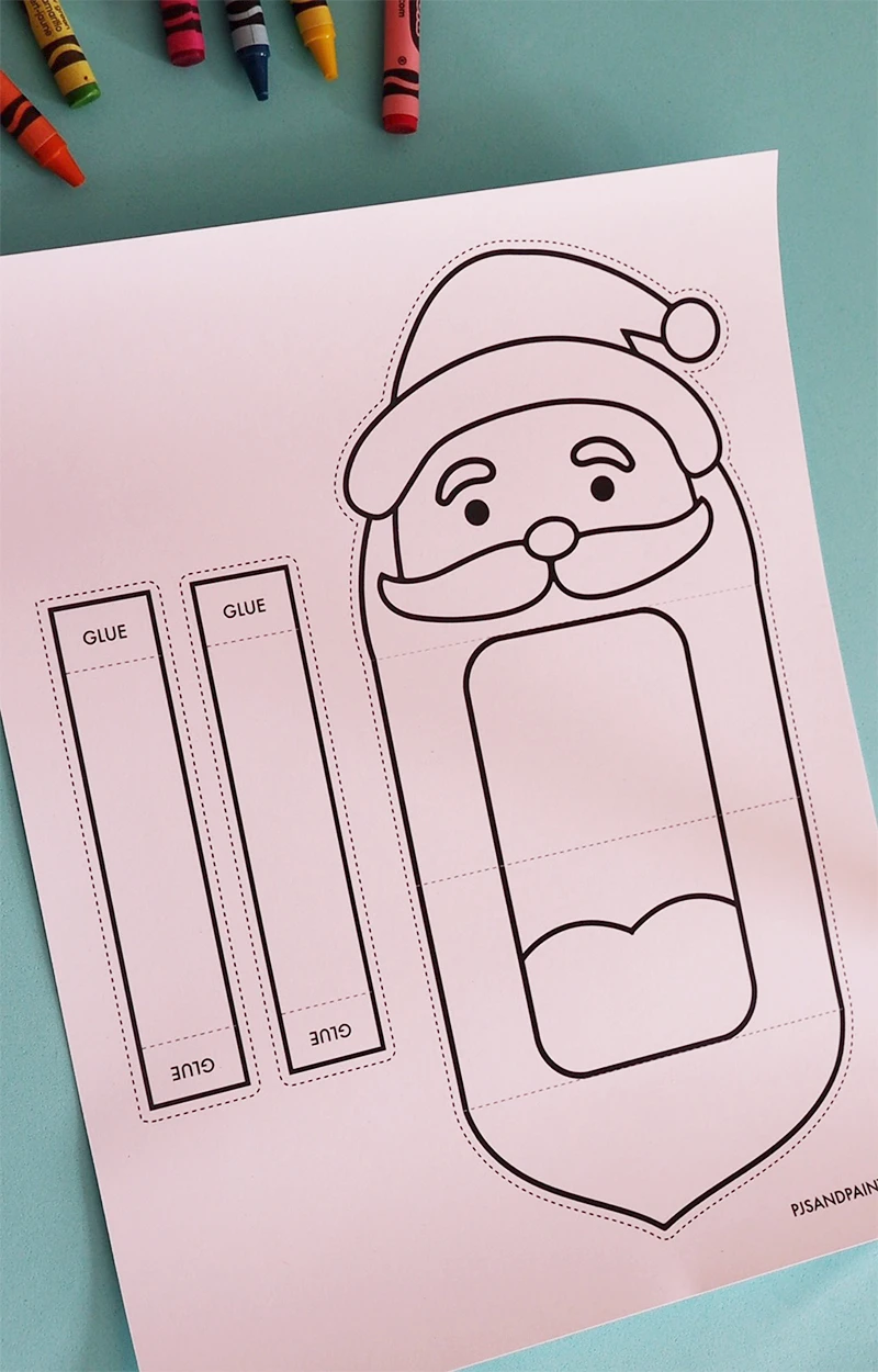 santa coloring page