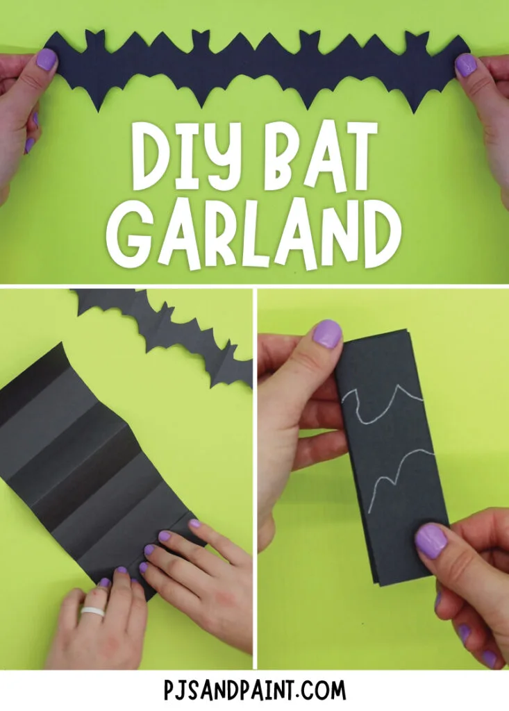 diy bat garland