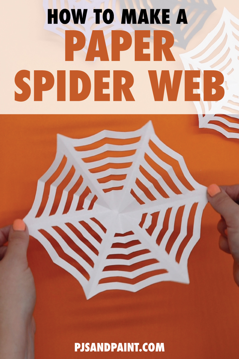 How to Make a Paper Spider web