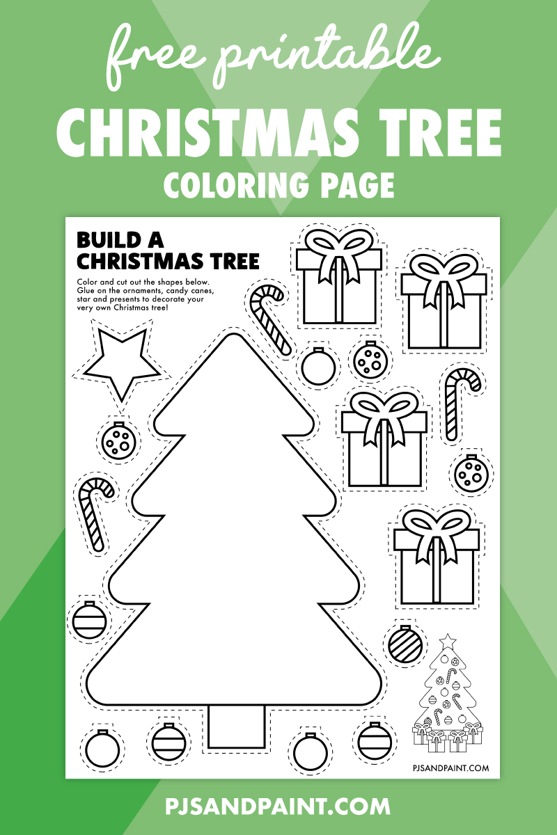 build a christmas tree printable
