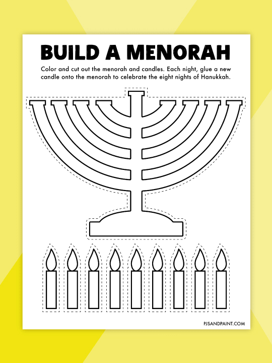 build a menorah thumbnail