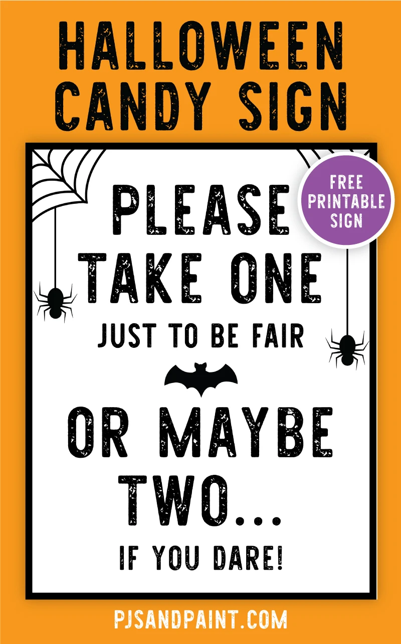 printable candy signs