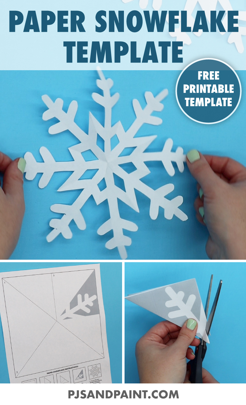 Snowflake Outline Printable
