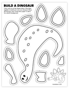62 Free Printable "Build Your Own" Crafts - Pjs and Paint