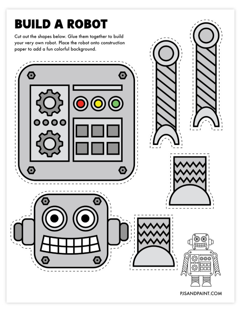 build a robot color