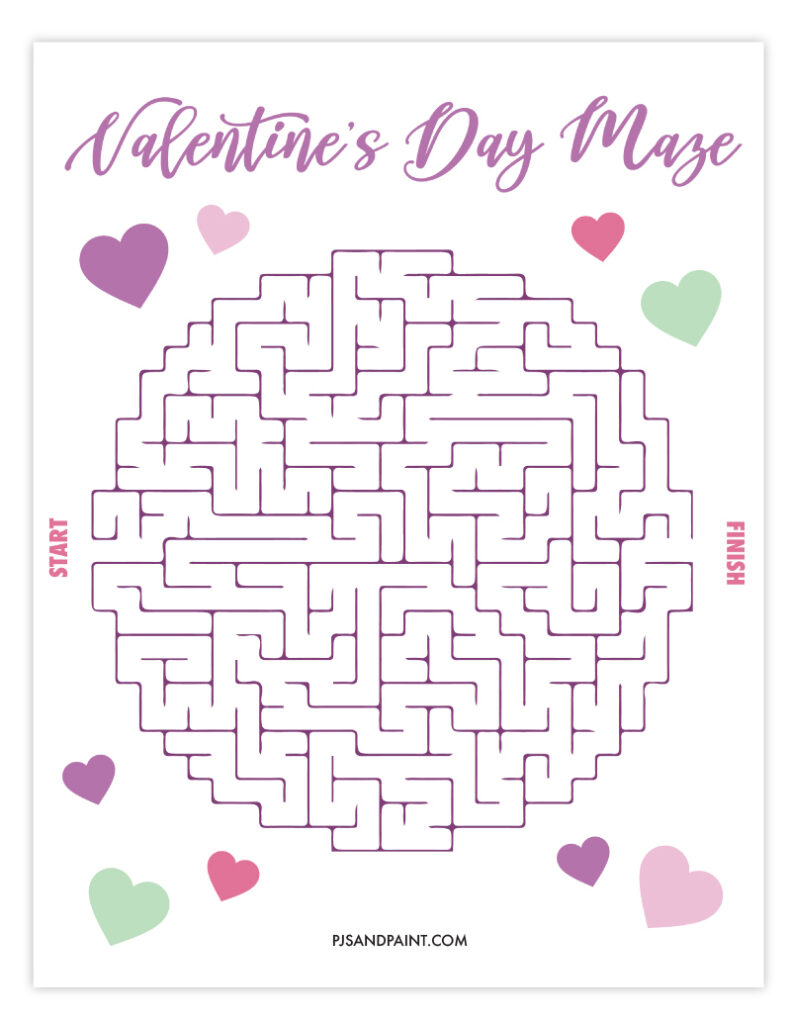 valentines maze 3