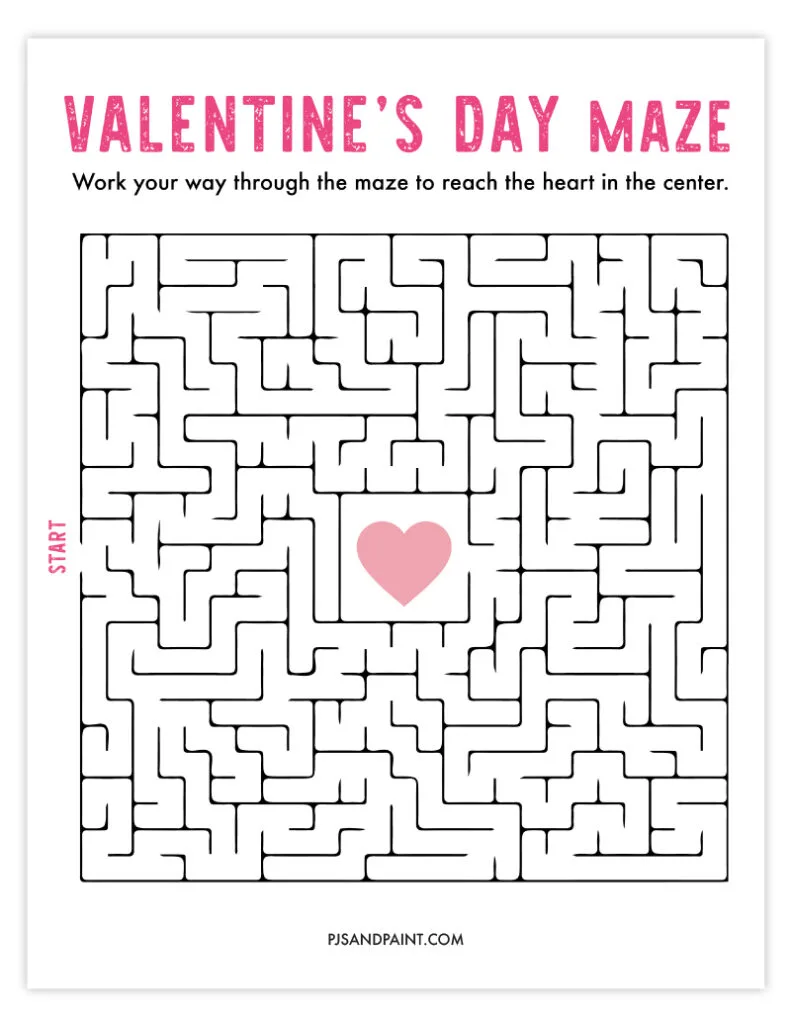 valentines maze 4
