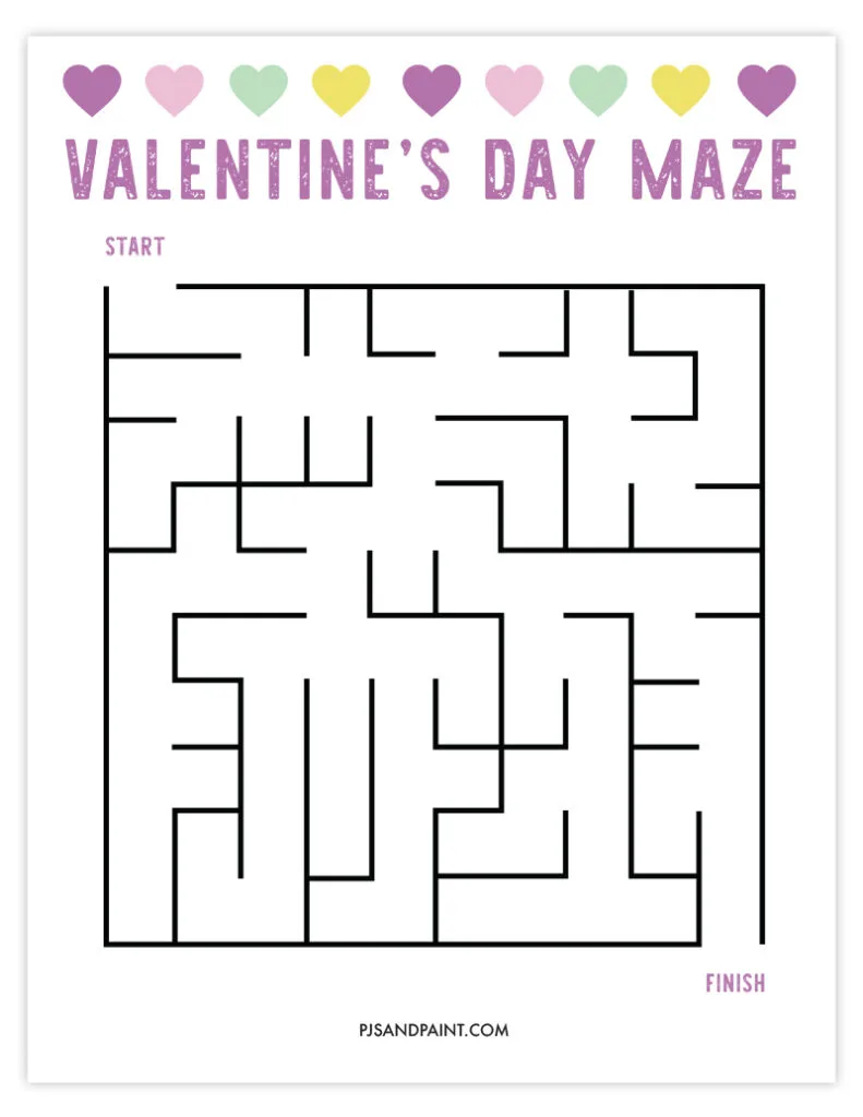 valentines maze 5