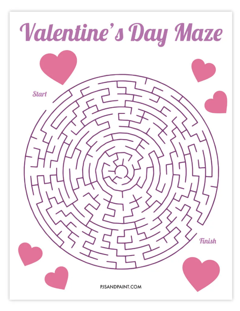 valentines maze 7