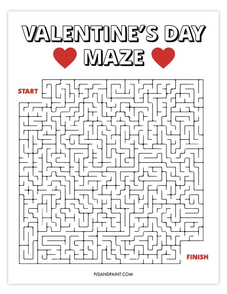 valentines maze 9
