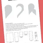 heart paper chain template thumbnail