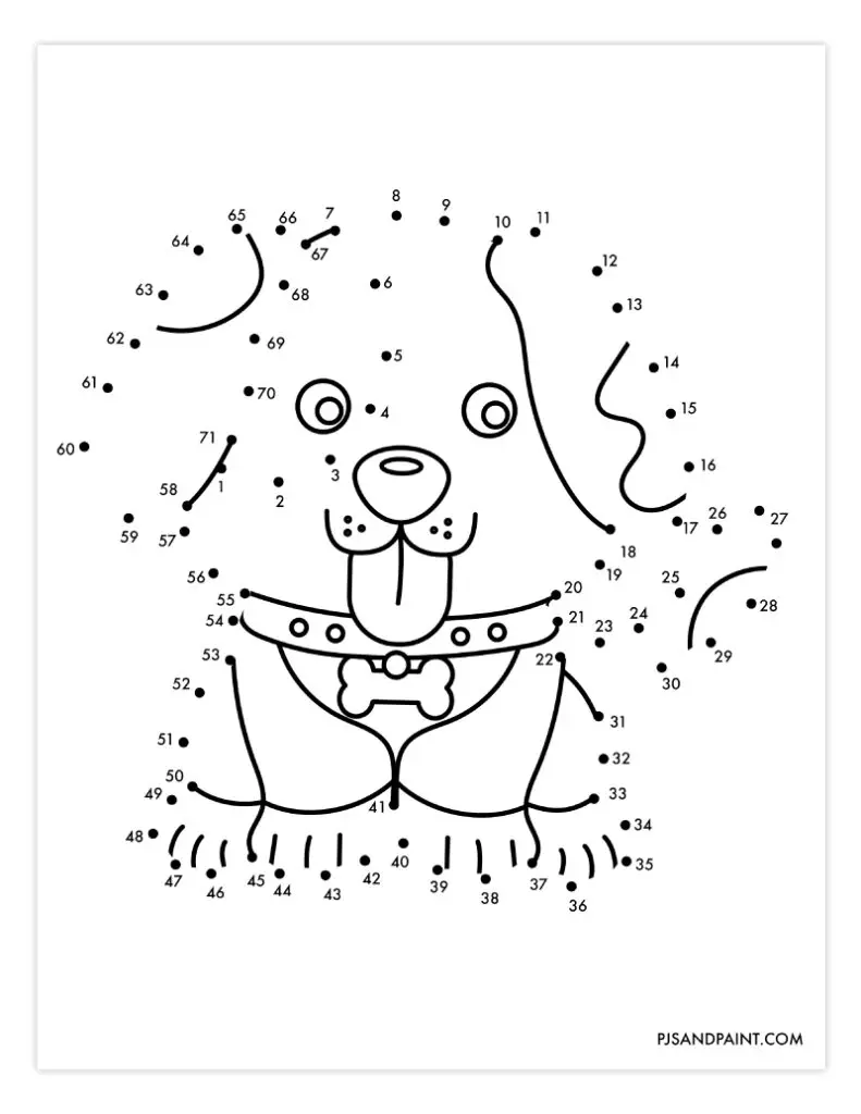13 Free Printable Connect the Dots Worksheets - Pjs and Paint