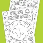 earth day coloring page thumbnail