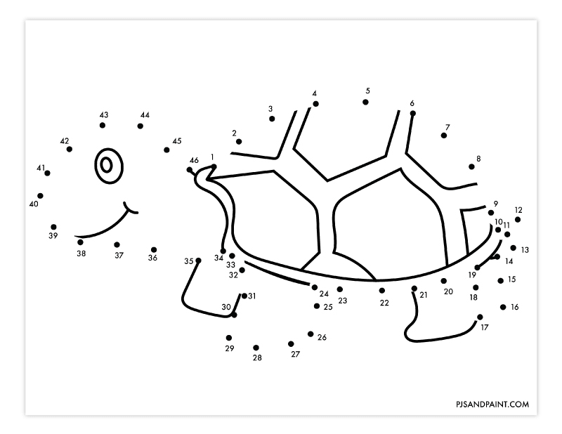13 Free Printable Connect the Dots Worksheets - Pjs and Paint