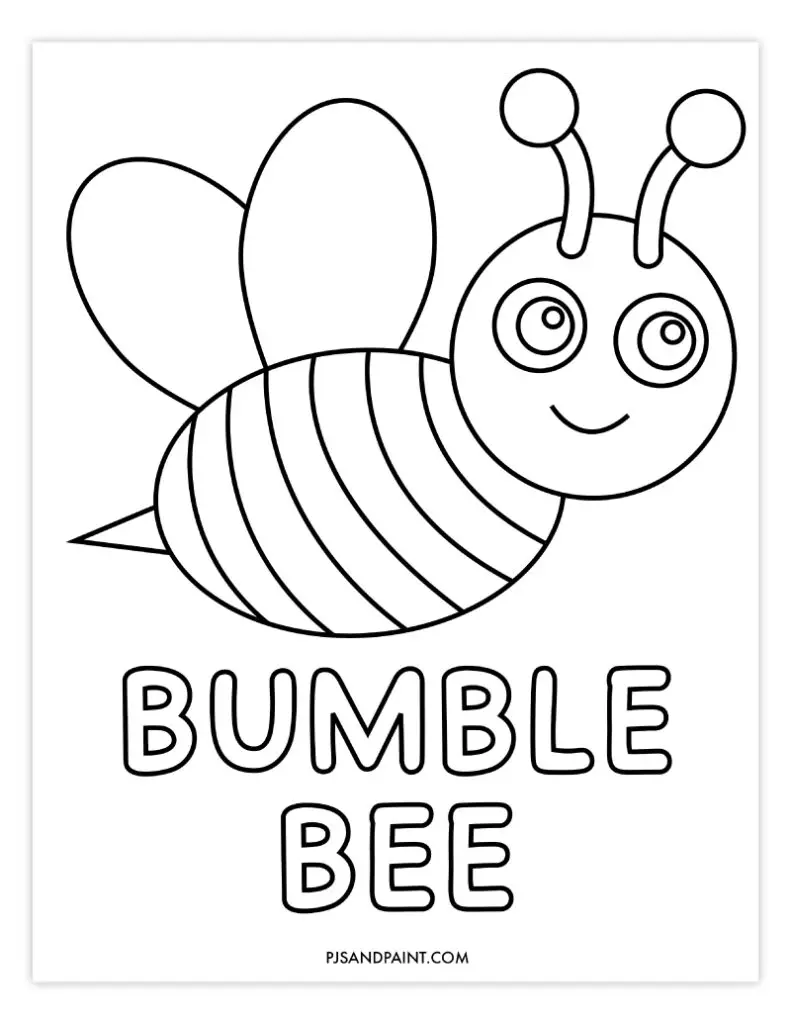 Bumblebee Coloring Pages For Kids Bumblebee Coloring Pages For Kids