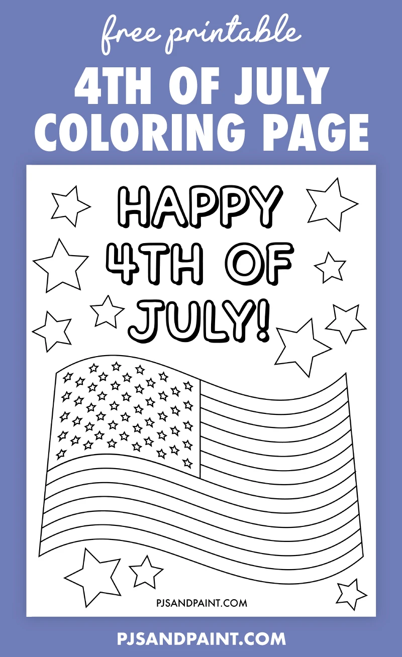 july 4th coloring page