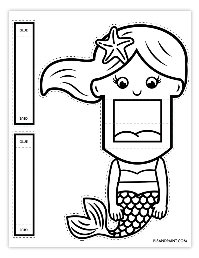 9 Free Printable Mermaid Games & Activities - Pjs and Paint