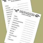 dinosaur word scramble thumbnail