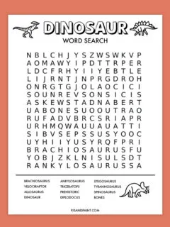 dinosaur word search thumbnail