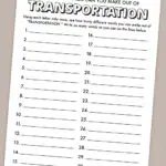 how many words transportation thumbnail