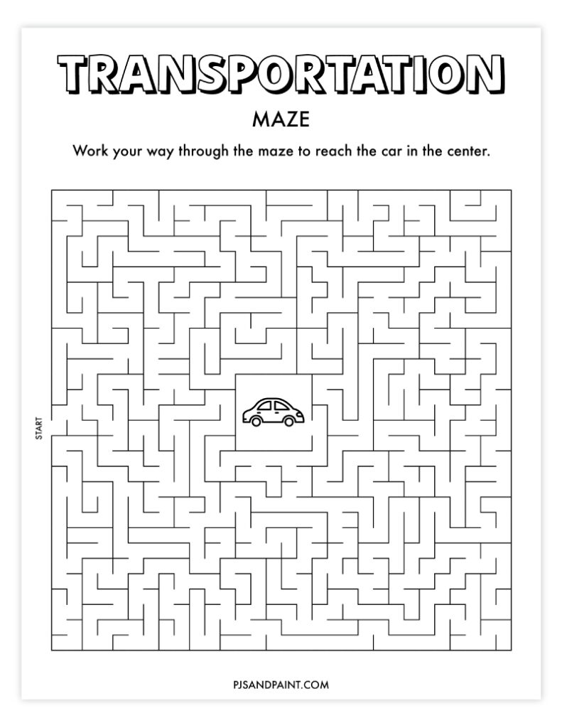 transportation maze