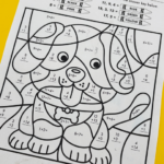 dog color by number thumbnail