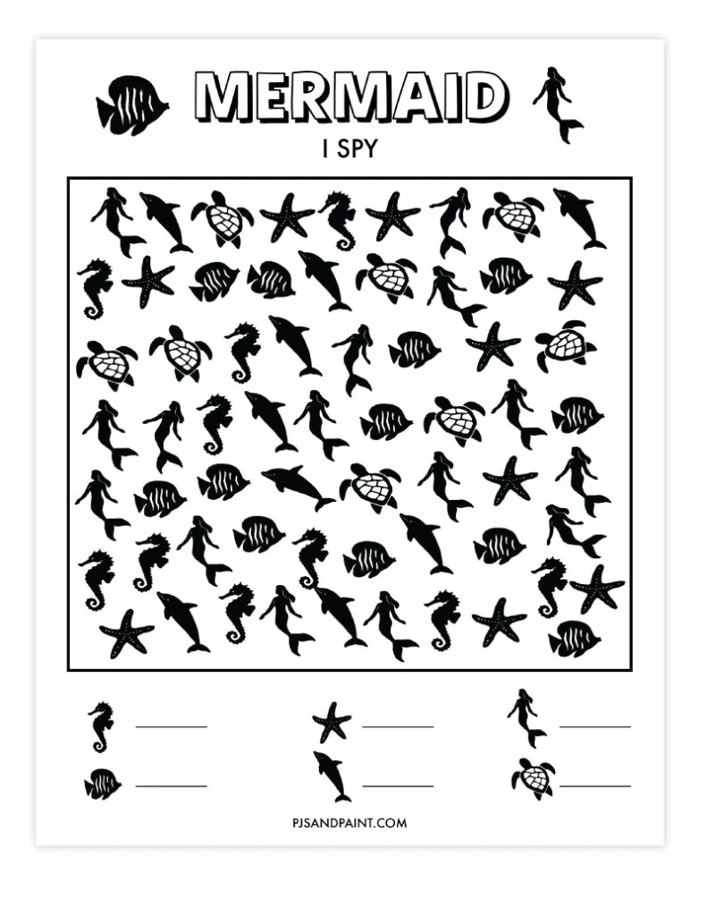 mermaid i spy game