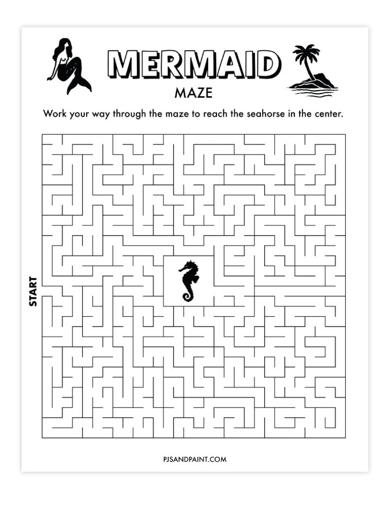mermaid maze