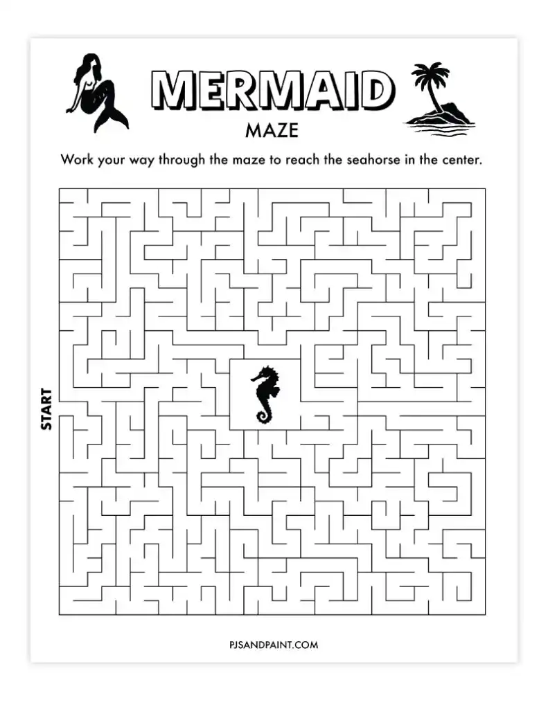 mermaid maze