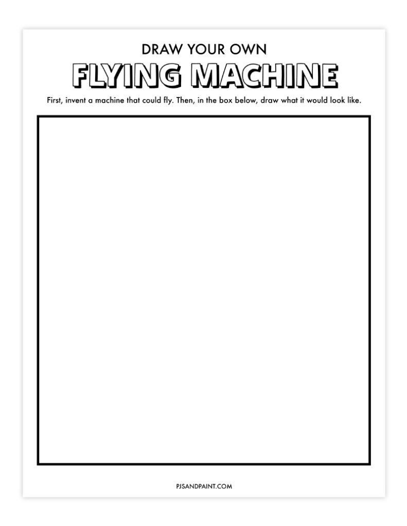 draw your own flying machine