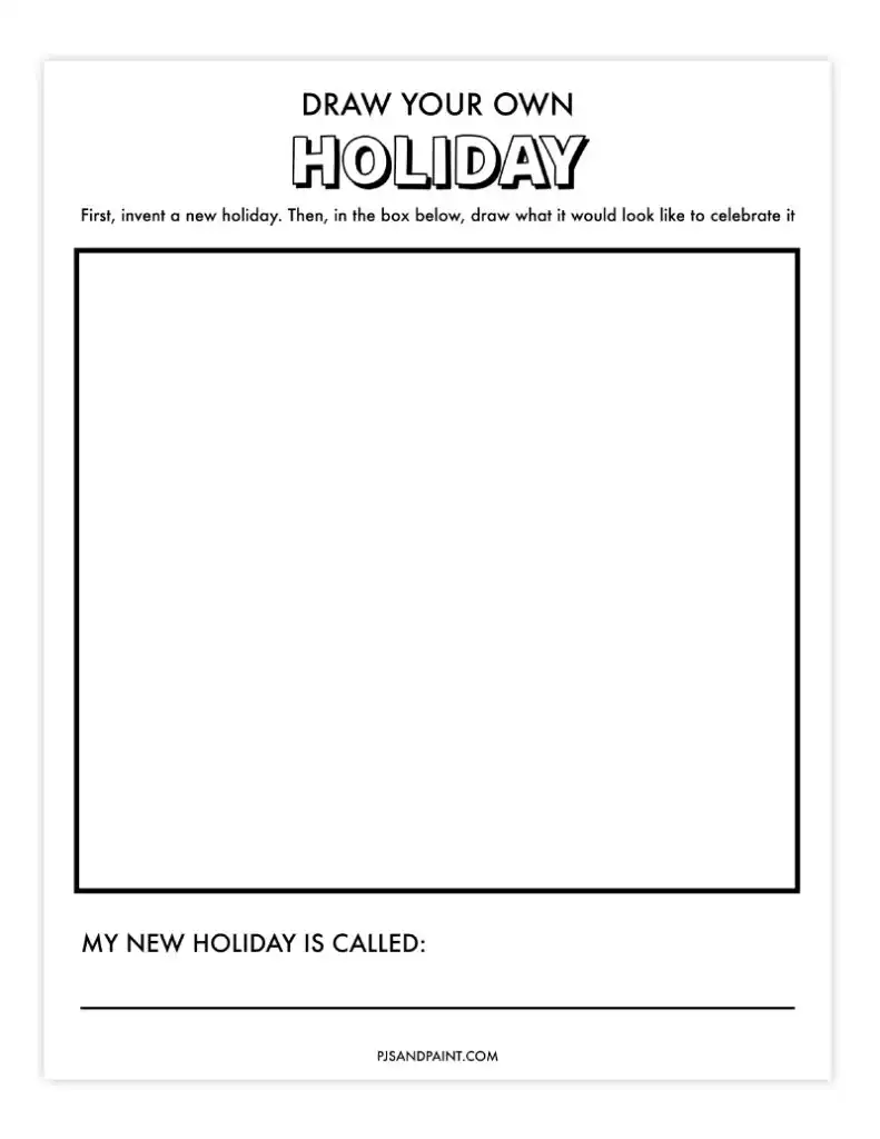 draw your own holiday