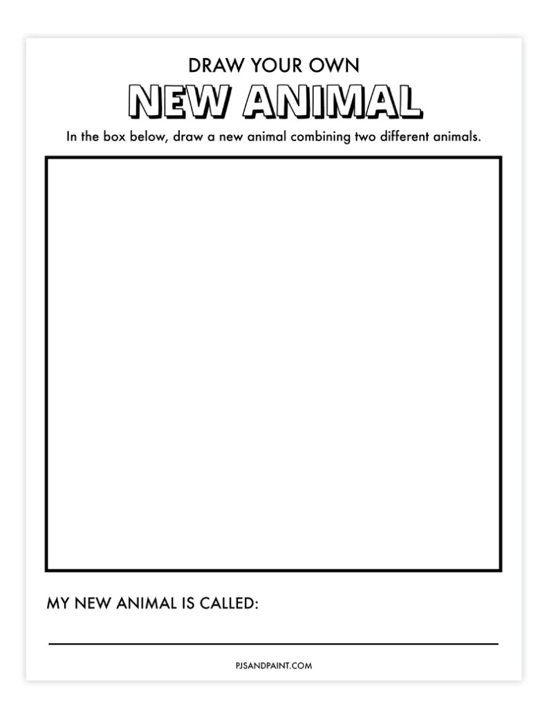 draw your own new animal