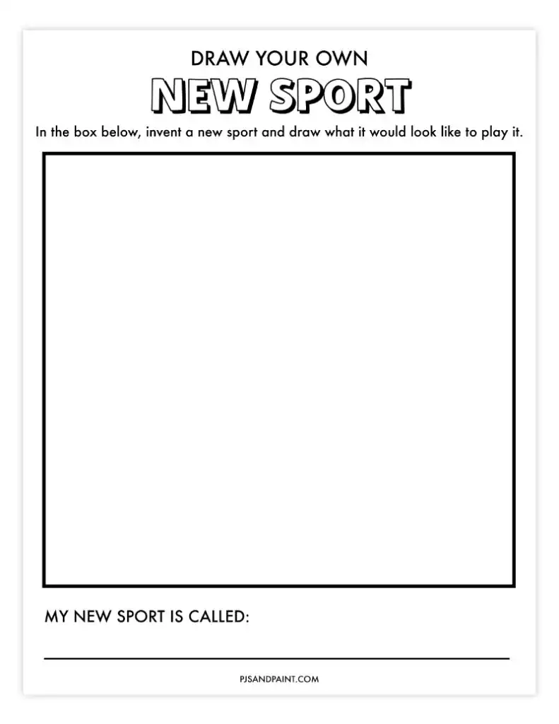 draw your own new sport