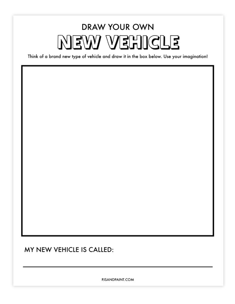 draw your own new vehicle