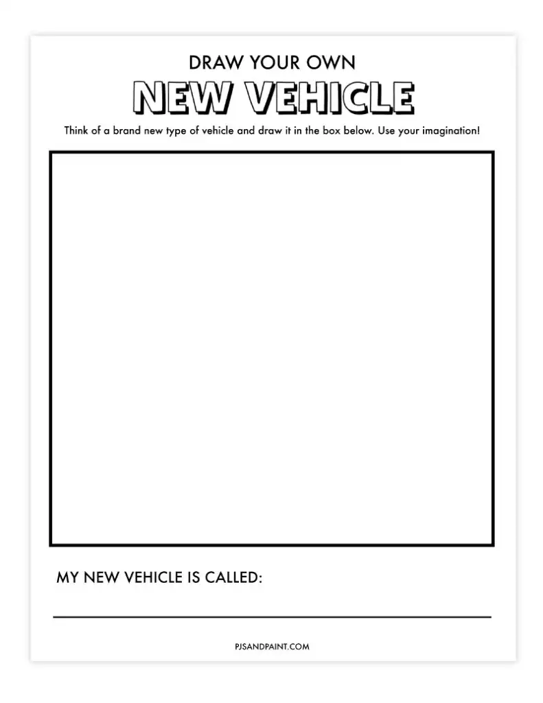 draw your own new vehicle