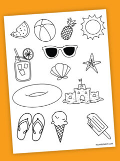 summer coloring page thumbnail
