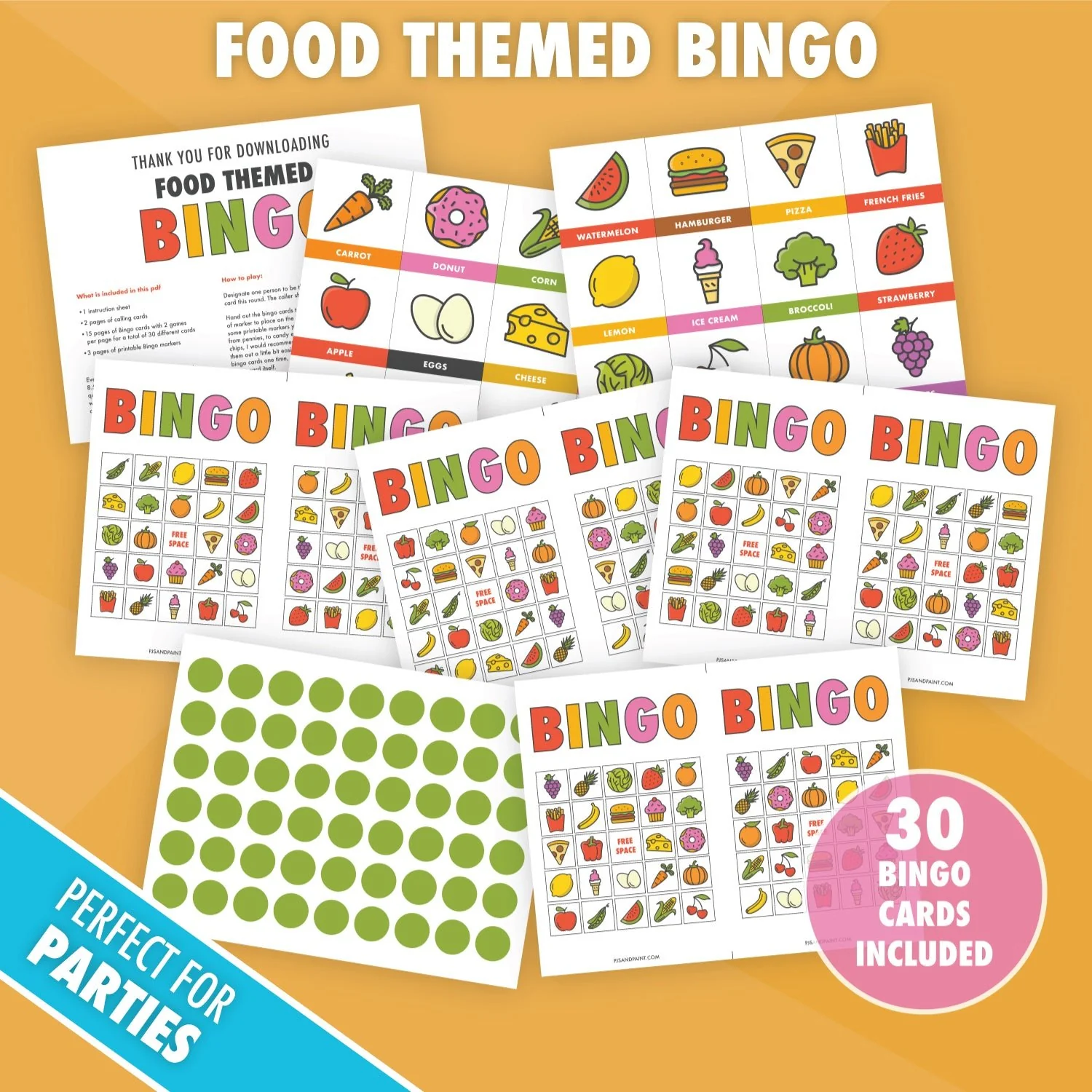 food bingo bundle